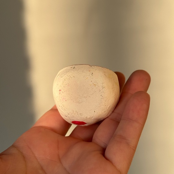 Vintage Christmas Folk Art Painted Pottery Nativity ‘Crèche’ Diorama Ornament - Picture 7 of 10